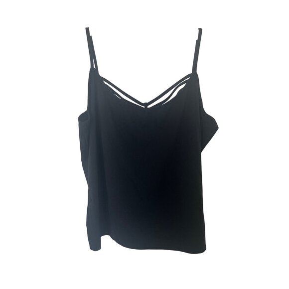 H2H Plus Size Black Strappy Cami Top 3XL - Picture 4 of 6